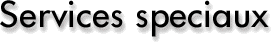 Services speciaux