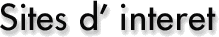 Sites d' interet